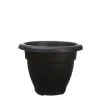 B&M Black Bell Pot Planter 30cm -Garden Furniture Shop 256222 bell pot black 30cm planter1
