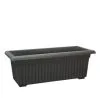B&M Black XL Trough Planter 70cm -Garden Furniture Shop 256228 70cm sovereign trough planter1