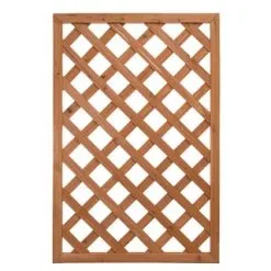 GARDENERS CORNER Straight Framed Diamond Trellis