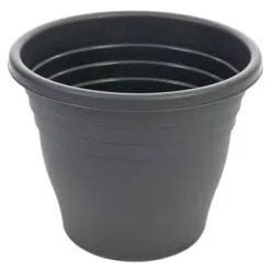 B&M Ascot Round Planter 30cm - Black
