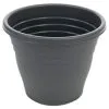 B&M Ascot Round Planter 40cm - Black -Garden Furniture Shop 278283 ascot round planter black 40cm