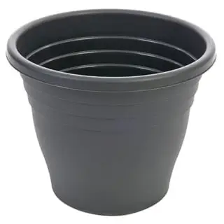 B&M Ascot Round Planter Black 47.5cm 3 B&M Ascot Round Planter Black 47.5cm