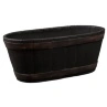 B&M Oakwood Barrel Trough 60cm