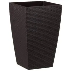 Venice Brown Rattan Effect Decorative Planter 45cm