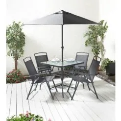ALFRESCO LIVING Seattle Premium Patio Set 6pc