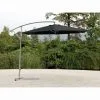 ALFRESCO LIVING Deluxe Hanging Parasol 3m - Black -Garden Furniture Shop 331163 3m parasol