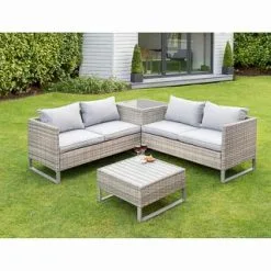 ALFRESCO LIVING St.Ives Luxury Corner Set 4pc