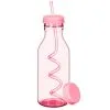 B&M Little Safari Kids Retro Tumbler & Straw - Pink -Garden Furniture Shop 332536 retro bottle with swirly straw and extra lid pink