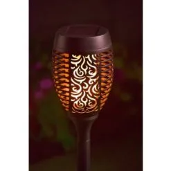 Mason & Jones - Solar Specialists Morocco Flame Effect Torch Stake -Garden Furniture Shop 341961 solar post lights morocco large 21