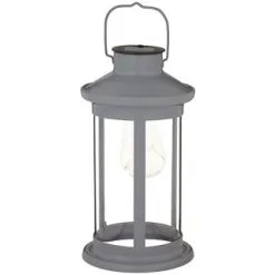 Mason & Jones - Solar Specialists Solar Lantern With Micro LED Bulb - Grey