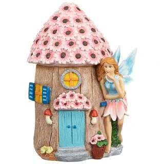B&M Garden Fairy House Ornament 3 B&M Garden Fairy House Ornament