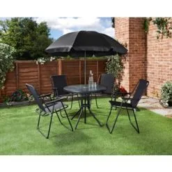 ALFRESCO LIVING Milano Patio Set 6pc