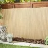 GARDENERS CORNER Artificial Bamboo Screening 4 X 1m - Natural -Garden Furniture Shop 342461 all purpose pvc cane screen natural