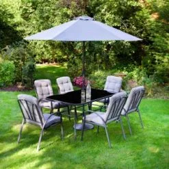 ALFRESCO LIVING Madison Premium 8pc Patio Set