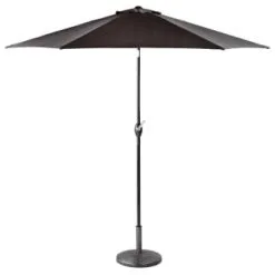 ALFRESCO LIVING Crank Handle Parasol 2.7m - Black
