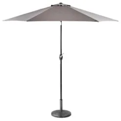 ALFRESCO LIVING Crank Handle Parasol 2.7m - Grey