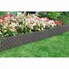 Mason & Jones - Gardening Specialists Rattan Effect Border Fence 4pk - Brown -Garden Furniture Shop 353517 4pk rattan effect border brown