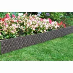 Mason & Jones - Gardening Specialists Rattan Effect Border Fence 4pk - Brown