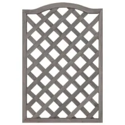 Mason & Jones - Gardening Specialists Curved Framed Diamond Trellis - Grey