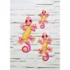 B&M Glass Gecko Wall Art 3pk - Pink -Garden Furniture Shop 353683 3pk glass gecko wall art pink