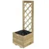Rowlinson Rushton Square Planter -Garden Furniture Shop 357128 rushton square planter natural timber