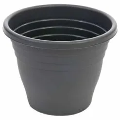 B&M Ascot Round Planter 35cm - Black