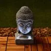 B&M Buddha Head With Solar Lights 2 B&M Buddha Head With Solar Lights -Garden Furniture Shop 366468 buddah head with solar lights