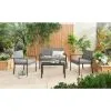 B&M Sorrento Sofa Set 4pc -Garden Furniture Shop 366638 379443 sorrento 4 piece sofa set 2