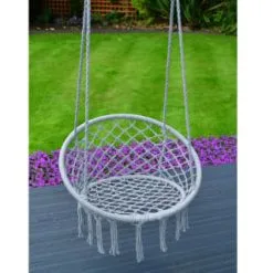 B&M Dakota Hanging Chair - Grey