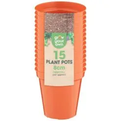 B&M Terracotta Plant Pots 15pk