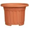 B&M Terracotta Round Planter 45cm -Garden Furniture Shop 369861 round pot planter 45cm terracotta