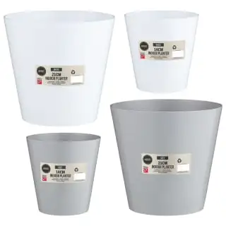 Mason & Jones - Gardening Specialists Indoor Planter 21cm - White 5 Mason & Jones - Gardening Specialists Indoor Planter 21cm - White - Image 3