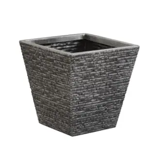 B&M Square Planter - Slate Effect 32cm 3 B&M Square Planter - Slate Effect 32cm