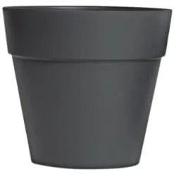 B&M Soho Pot Planter - Charcoal 38cm