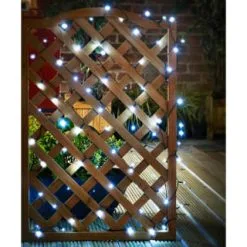 Eveready Solar Powered LED String Lights 240pk - Cool White -Garden Furniture Shop 379219 eveready solar powered string lights 240 cool white leds 1