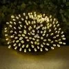 Eveready Solar Powered LED String Lights 240pk - Warm White -Garden Furniture Shop 379223 240pk eveready led string lights warm white