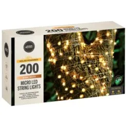Mason & Jones - Solar Specialists Solar Powered Micro LED Lights 200pk - Warm White -Garden Furniture Shop 379225 200 solar powered micro led string lights warm white 21