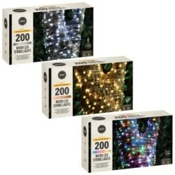 Mason & Jones - Solar Specialists Solar Powered Micro LED Lights 200pk - Warm White -Garden Furniture Shop 379225 379228 379230 200 solar powered micro led string lights group 2