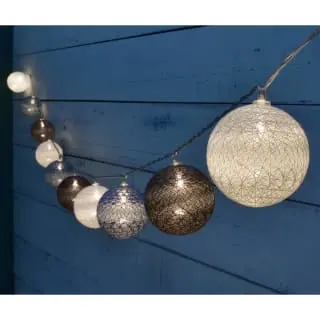 B&M 10 Orb Solar String Lights 3 B&M 10 Orb Solar String Lights