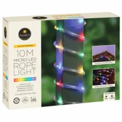 Mason & Jones - Solar Specialists Solar Powered 10m Micro LED Rope Light - Multicolour -Garden Furniture Shop 379269 mason and jones 10m micro led rope lights multicolour 4