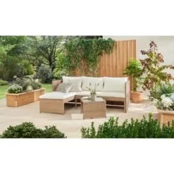 ALFRESCO LIVING Valencia Reversible Rattan Effect Corner Sofa Set -Garden Furniture Shop 379293 379442 valencia reversible rattan effect corner sofa set 2