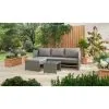 ALFRESCO LIVING Sorrento Reversible Rattan Effect Corner Sofa Set 2pc -Garden Furniture Shop 379294 379446 sorrento reversible rattan corner set