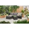 ALFRESCO LIVING Bali Reversible Rattan Effect Corner Sofa Set -Garden Furniture Shop 379297 379461 bali reversible rattan corner set 2