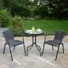 B&M Bali 3 Piece Bistro Set -Garden Furniture Shop 379355 bali 3 piece bistro set