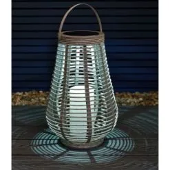 Mason & Jones - Solar Specialists Solar Powered Lantern - Grey Large