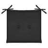 Simply Garden Luxury Seat Pads - Black 2pk 1 Simply Garden Luxury Seat Pads - Black 2pk -Garden Furniture Shop 379539 2pk shower resistant seat pads black
