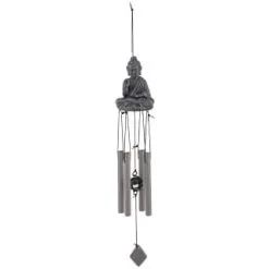 B&M Tranquil Garden Windchime - Buddha