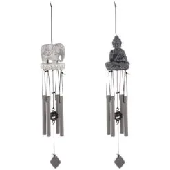 B&M Tranquil Garden Windchime - Buddha -Garden Furniture Shop 379541 tranquil garden windchime group