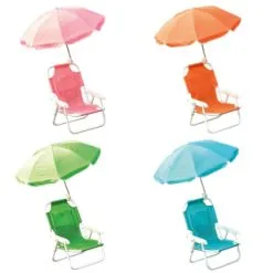 B&M Kids Parasol Chair - Orange -Garden Furniture Shop 379678 kids parasol chair group