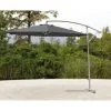 ALFRESCO LIVING Deluxe Hanging Parasol 3m - Grey -Garden Furniture Shop 379783 deluxe 3m grey hanging parasol